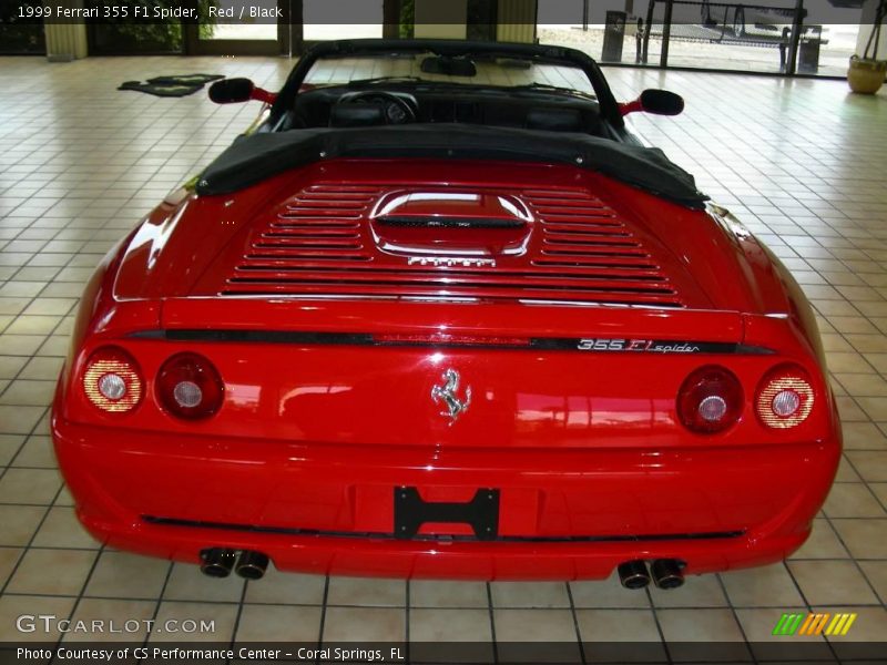 Red / Black 1999 Ferrari 355 F1 Spider