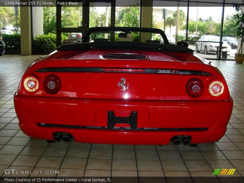 Red / Black 1999 Ferrari 355 F1 Spider