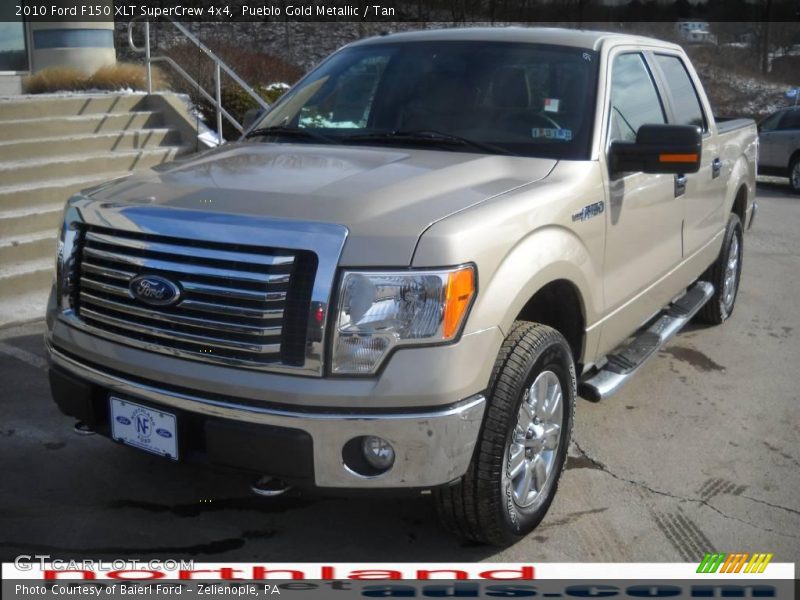 Pueblo Gold Metallic / Tan 2010 Ford F150 XLT SuperCrew 4x4