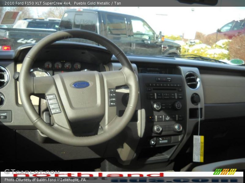 Pueblo Gold Metallic / Tan 2010 Ford F150 XLT SuperCrew 4x4