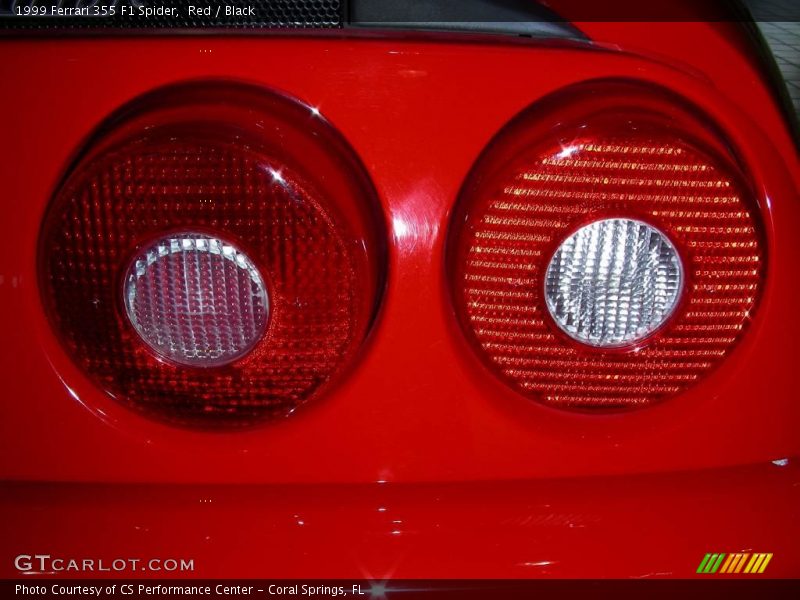 Red / Black 1999 Ferrari 355 F1 Spider