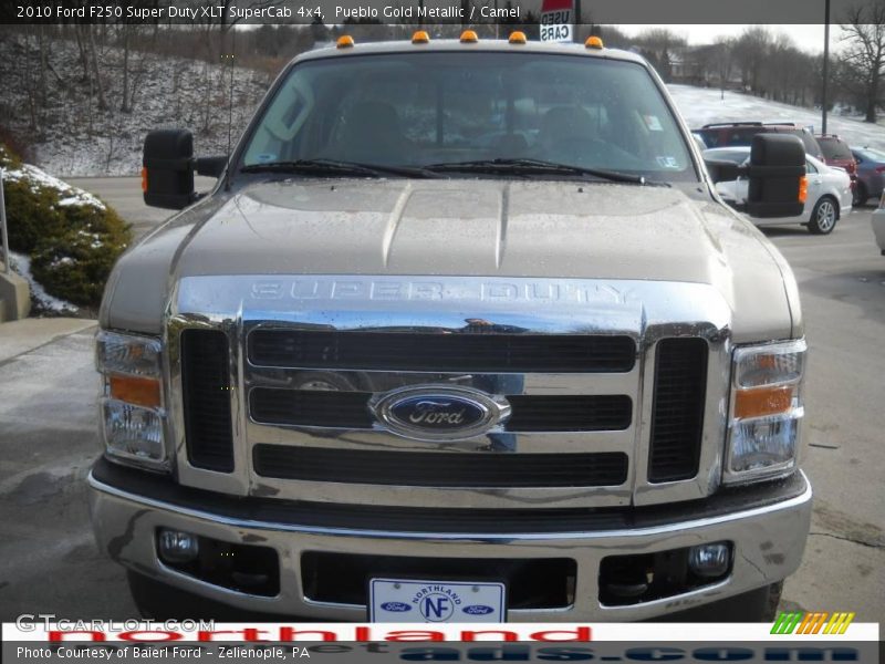 Pueblo Gold Metallic / Camel 2010 Ford F250 Super Duty XLT SuperCab 4x4