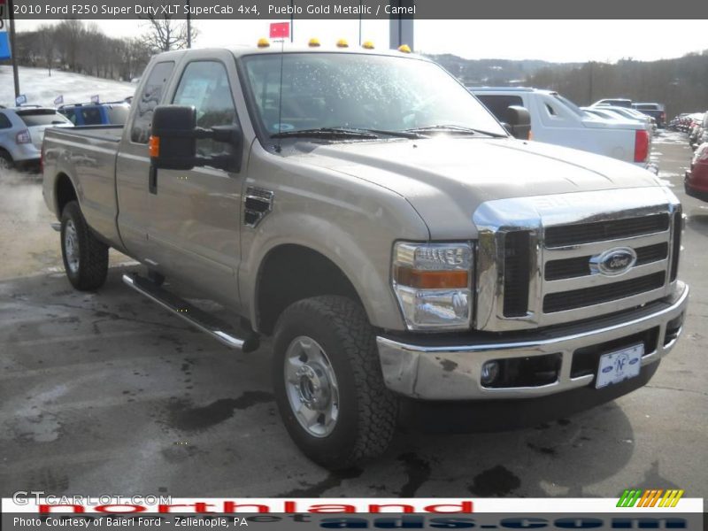 Pueblo Gold Metallic / Camel 2010 Ford F250 Super Duty XLT SuperCab 4x4