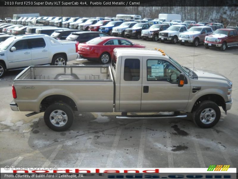 Pueblo Gold Metallic / Camel 2010 Ford F250 Super Duty XLT SuperCab 4x4