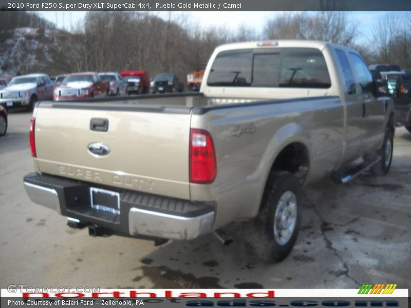 Pueblo Gold Metallic / Camel 2010 Ford F250 Super Duty XLT SuperCab 4x4