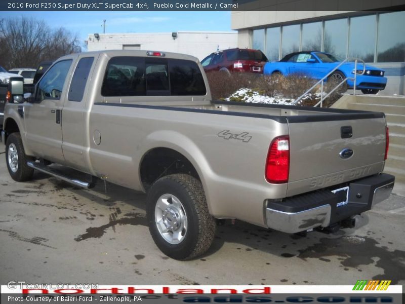 Pueblo Gold Metallic / Camel 2010 Ford F250 Super Duty XLT SuperCab 4x4