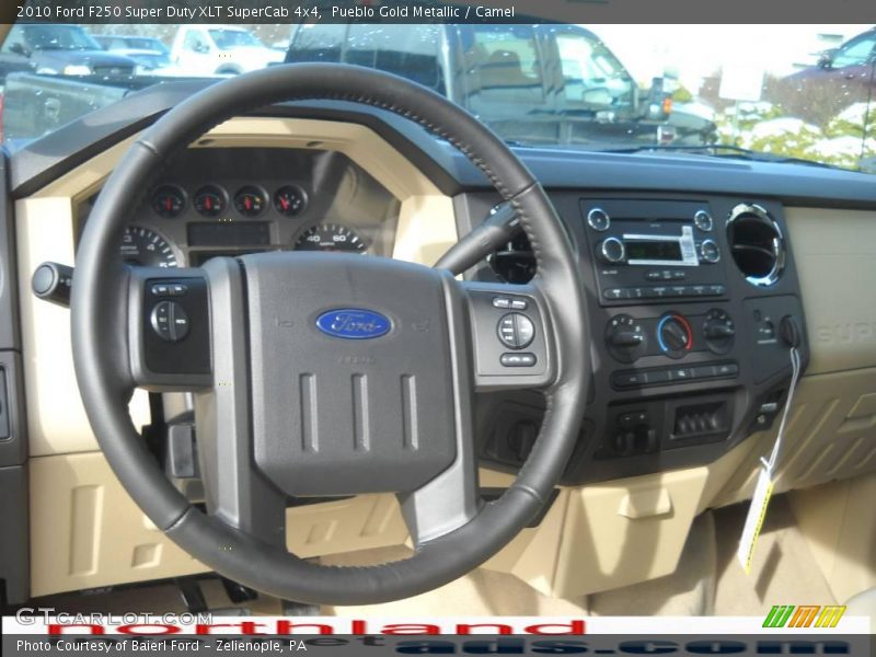 Pueblo Gold Metallic / Camel 2010 Ford F250 Super Duty XLT SuperCab 4x4