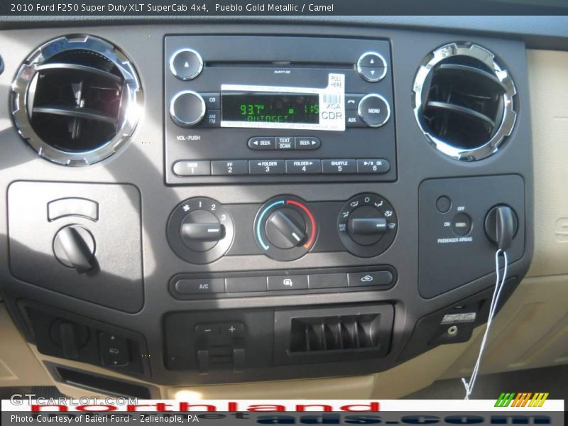 Pueblo Gold Metallic / Camel 2010 Ford F250 Super Duty XLT SuperCab 4x4