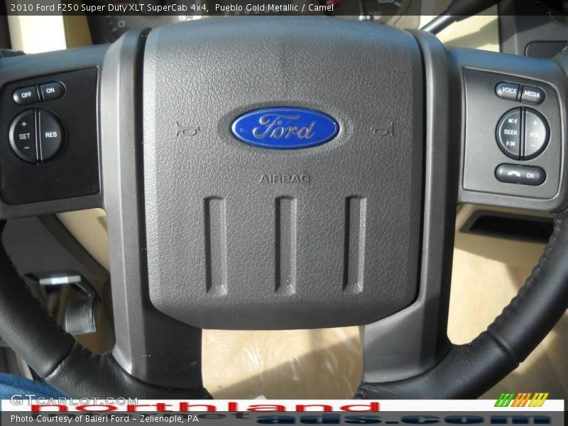 Pueblo Gold Metallic / Camel 2010 Ford F250 Super Duty XLT SuperCab 4x4