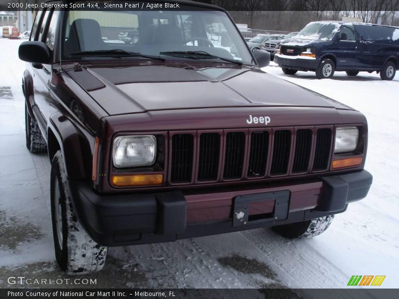 Sienna Pearl / Agate Black 2000 Jeep Cherokee Sport 4x4