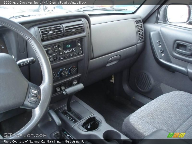 Sienna Pearl / Agate Black 2000 Jeep Cherokee Sport 4x4