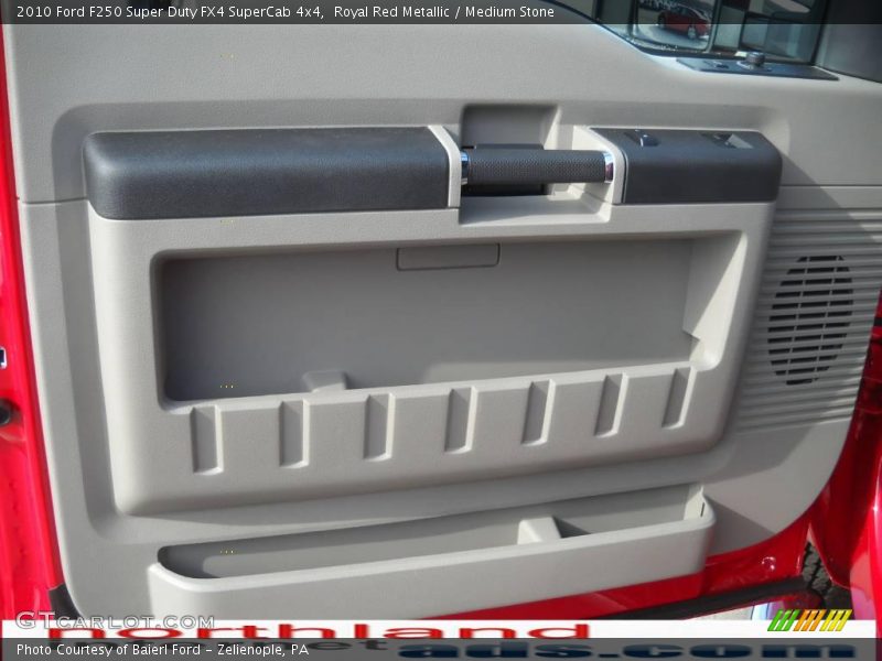 Royal Red Metallic / Medium Stone 2010 Ford F250 Super Duty FX4 SuperCab 4x4
