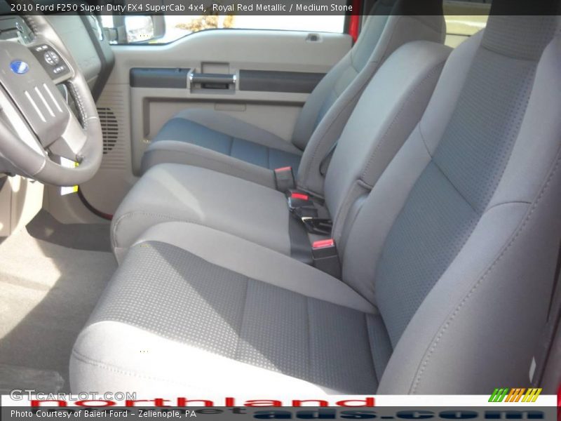 Royal Red Metallic / Medium Stone 2010 Ford F250 Super Duty FX4 SuperCab 4x4