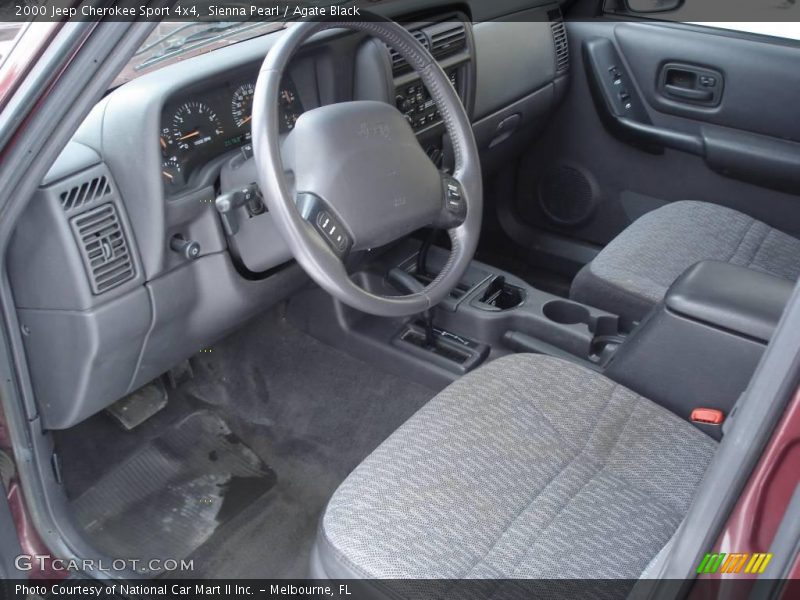 Sienna Pearl / Agate Black 2000 Jeep Cherokee Sport 4x4