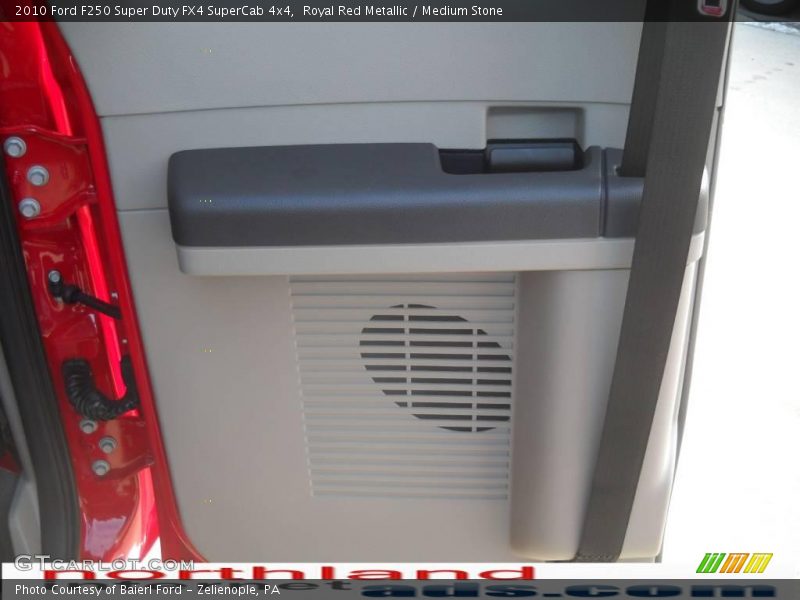 Royal Red Metallic / Medium Stone 2010 Ford F250 Super Duty FX4 SuperCab 4x4