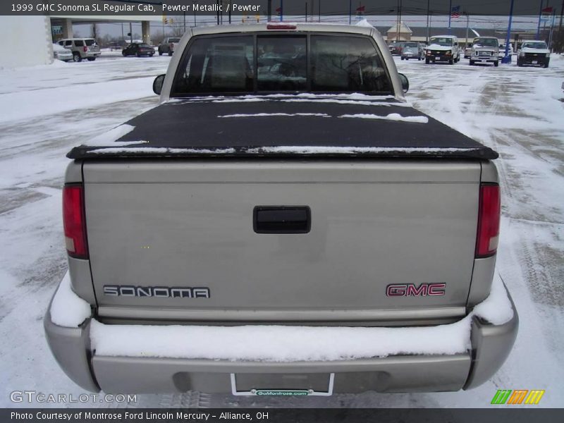 Pewter Metallic / Pewter 1999 GMC Sonoma SL Regular Cab