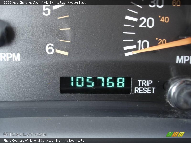Sienna Pearl / Agate Black 2000 Jeep Cherokee Sport 4x4