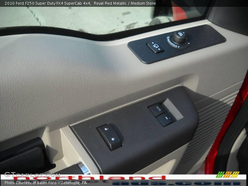 Royal Red Metallic / Medium Stone 2010 Ford F250 Super Duty FX4 SuperCab 4x4