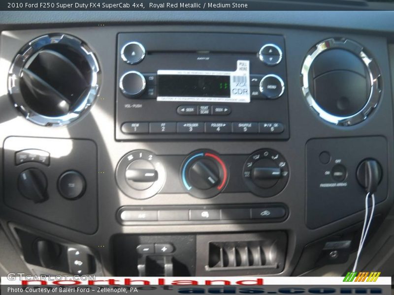 Royal Red Metallic / Medium Stone 2010 Ford F250 Super Duty FX4 SuperCab 4x4