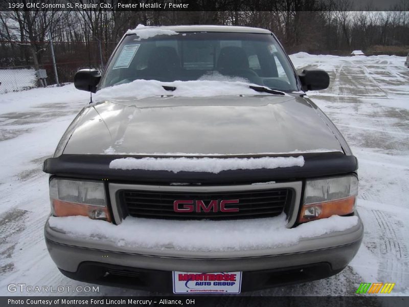 Pewter Metallic / Pewter 1999 GMC Sonoma SL Regular Cab