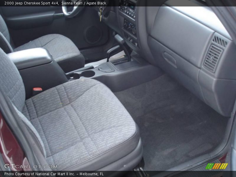 Sienna Pearl / Agate Black 2000 Jeep Cherokee Sport 4x4