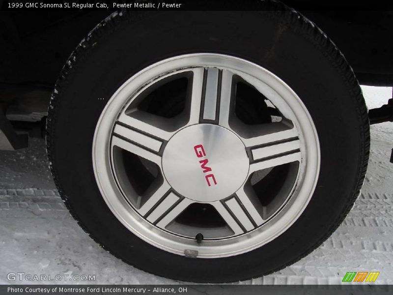 Pewter Metallic / Pewter 1999 GMC Sonoma SL Regular Cab