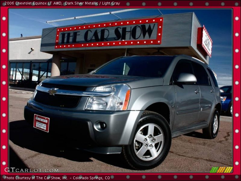 Dark Silver Metallic / Light Gray 2006 Chevrolet Equinox LT AWD