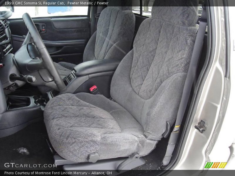 Pewter Metallic / Pewter 1999 GMC Sonoma SL Regular Cab