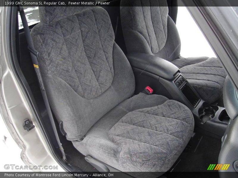 Pewter Metallic / Pewter 1999 GMC Sonoma SL Regular Cab