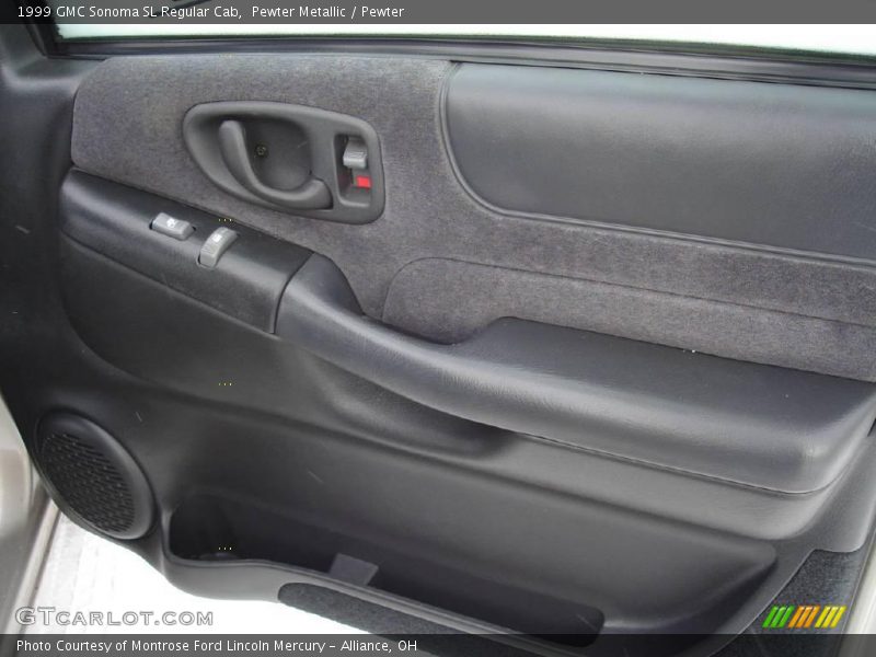 Pewter Metallic / Pewter 1999 GMC Sonoma SL Regular Cab