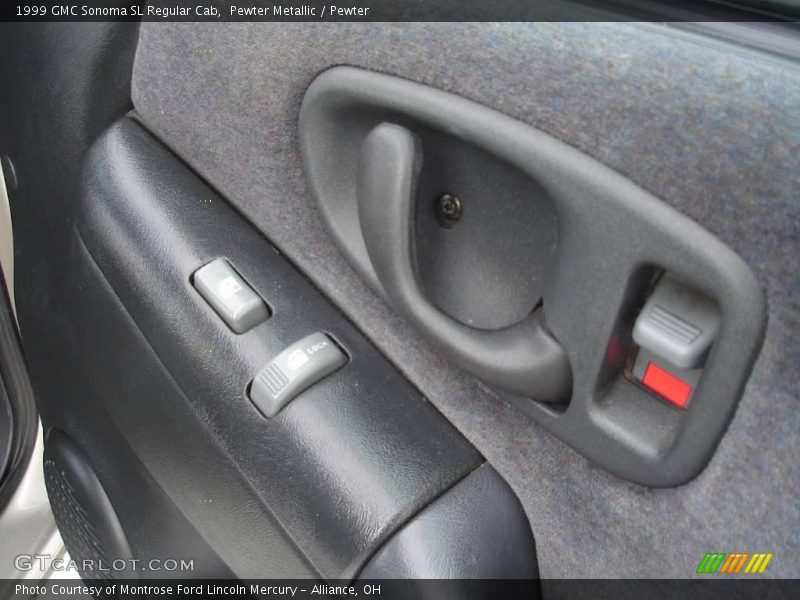 Pewter Metallic / Pewter 1999 GMC Sonoma SL Regular Cab