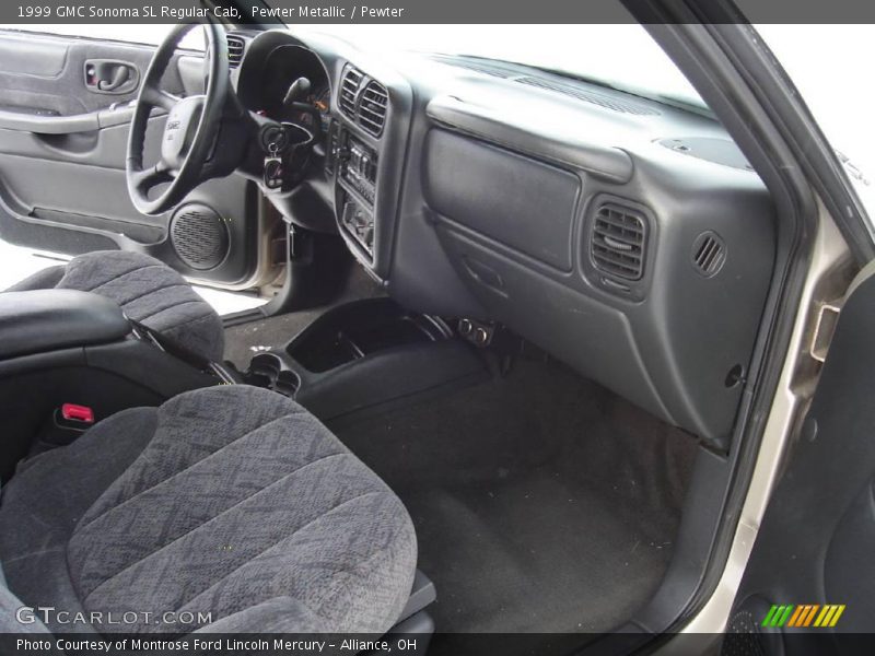 Pewter Metallic / Pewter 1999 GMC Sonoma SL Regular Cab