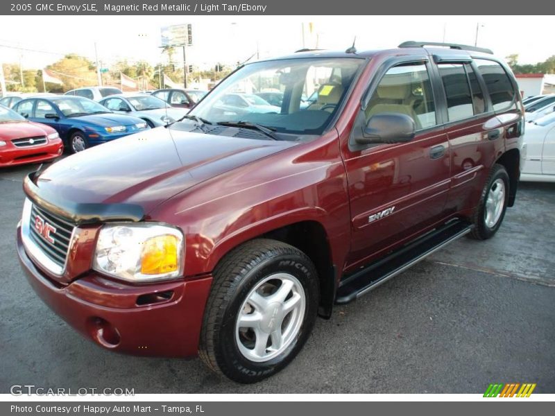 Magnetic Red Metallic / Light Tan/Ebony 2005 GMC Envoy SLE