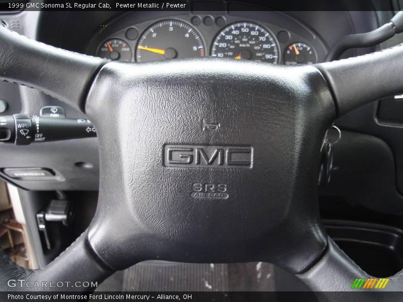 Pewter Metallic / Pewter 1999 GMC Sonoma SL Regular Cab