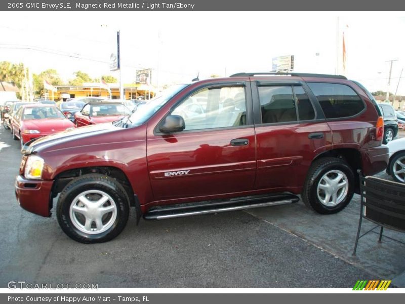 Magnetic Red Metallic / Light Tan/Ebony 2005 GMC Envoy SLE