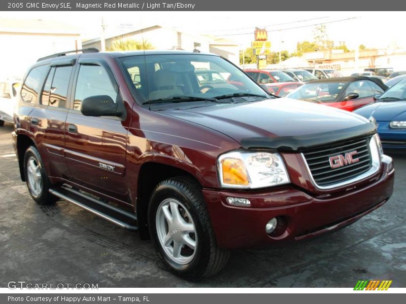 Magnetic Red Metallic / Light Tan/Ebony 2005 GMC Envoy SLE