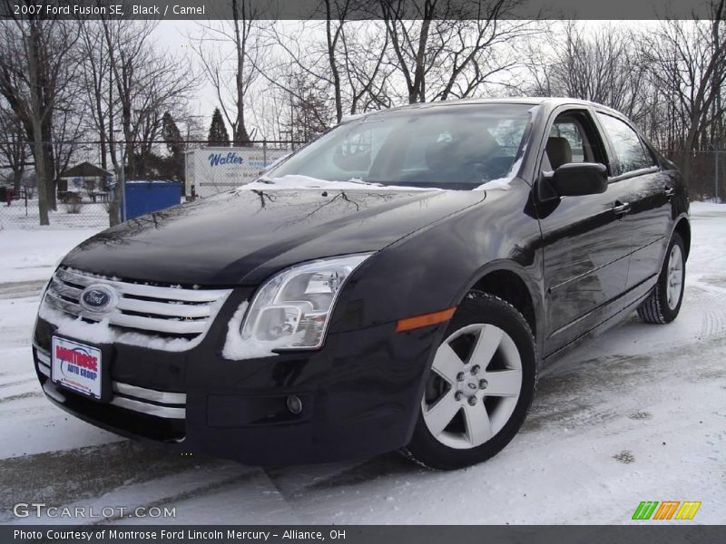 Black / Camel 2007 Ford Fusion SE