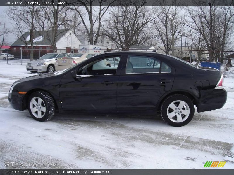Black / Camel 2007 Ford Fusion SE