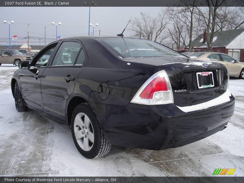 Black / Camel 2007 Ford Fusion SE
