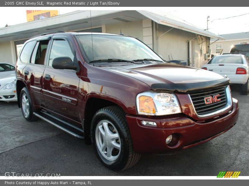 Magnetic Red Metallic / Light Tan/Ebony 2005 GMC Envoy SLE