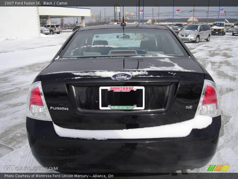Black / Camel 2007 Ford Fusion SE