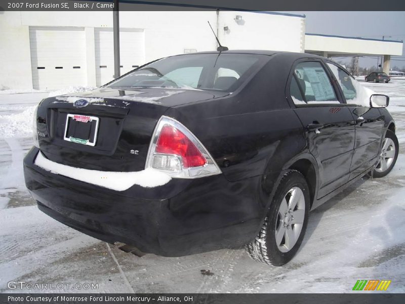 Black / Camel 2007 Ford Fusion SE