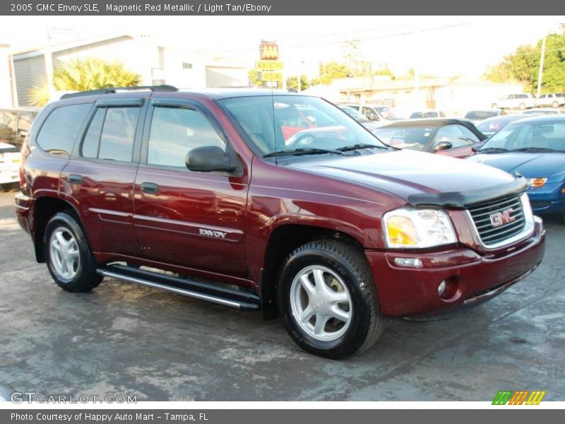 Magnetic Red Metallic / Light Tan/Ebony 2005 GMC Envoy SLE