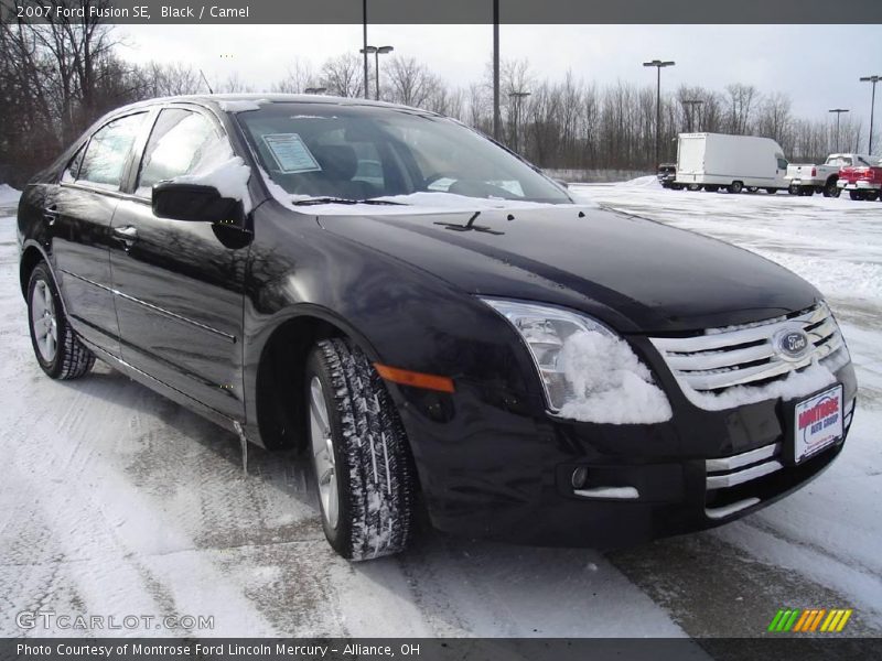 Black / Camel 2007 Ford Fusion SE