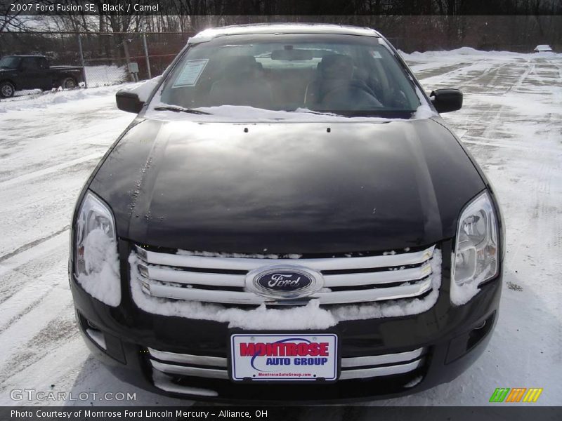 Black / Camel 2007 Ford Fusion SE