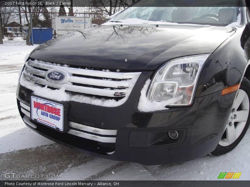 Black / Camel 2007 Ford Fusion SE