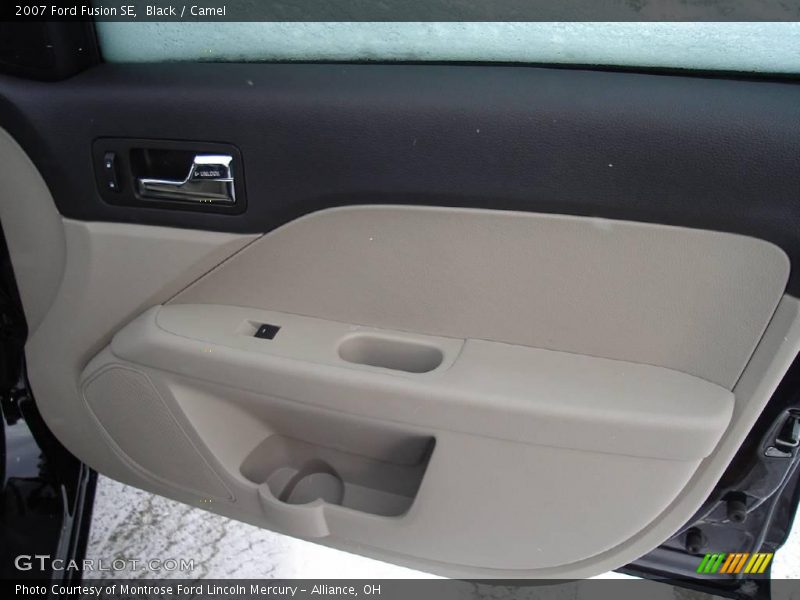 Black / Camel 2007 Ford Fusion SE