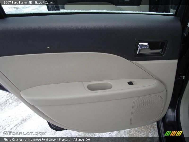 Black / Camel 2007 Ford Fusion SE