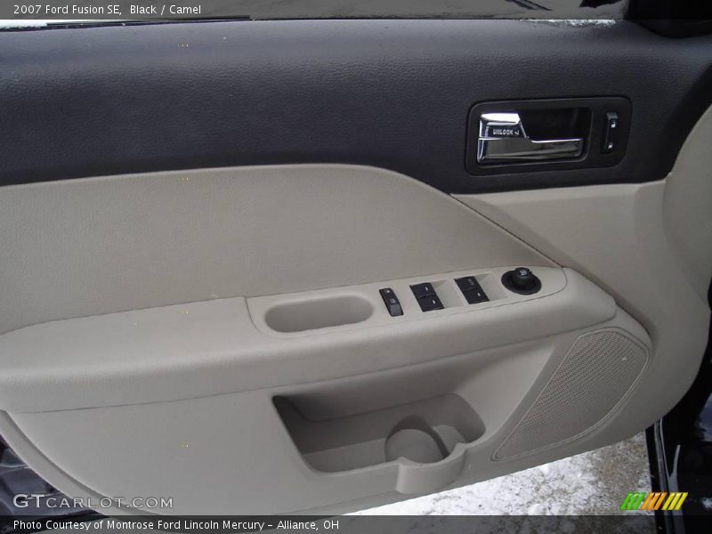 Black / Camel 2007 Ford Fusion SE