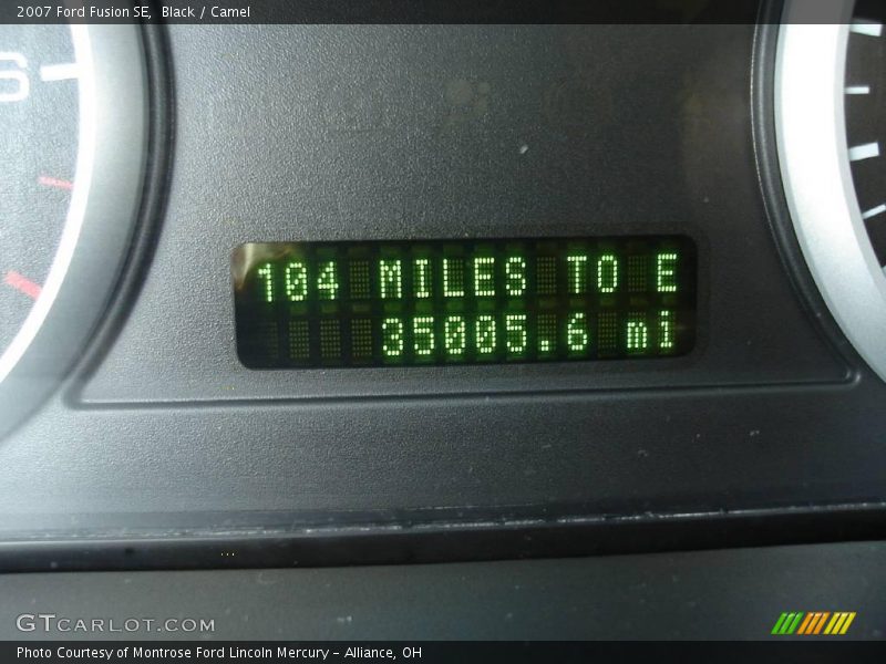 Black / Camel 2007 Ford Fusion SE